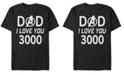 Fifth Sun Marvel Men's Avengers Endgame I Love You 3000 Dad, Short Sleeve T-shirt